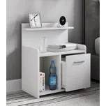 VCM Noční stolek Nilasa, bílý 487571