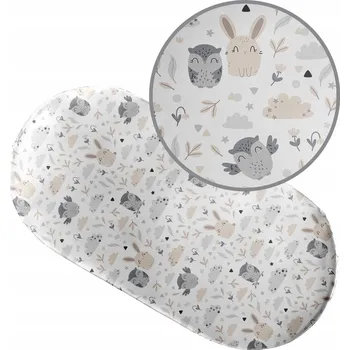 Prostěradlo PROSTĚRADLO DO KORBIČKY KOČÁRKU KOLÉBKY BAVLNA