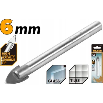 Vrták Vrták do skla a keramiky 6mm TOLSEN 75693
