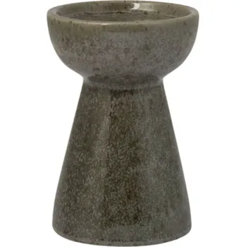 Svícen Storefactory Keramický svícen Högalid Green 14 cm