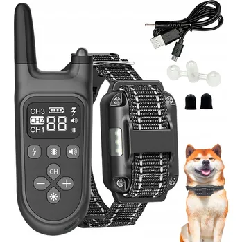 Obojek pro psa ELEKTRONICKÝ OBOJEK PROTI ŠTĚKÁNÍ PSA S DOSAHEM 800M