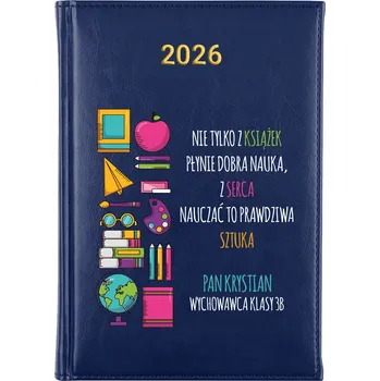 Kalendář Knižní kalendář 2026 A5 modrý