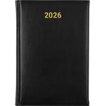 Kalendář Knižkový kalendář 2026 A5 černý