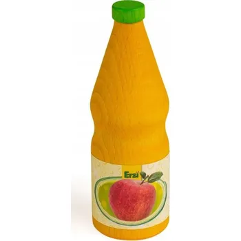 Dřevěná hračka Jablečný nápoj v dřevěné lahvi – hračka pro děti Erzi