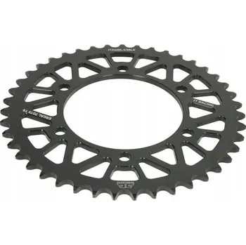 Řetězová sada pro motocykl Hliníková zadní rozeta JT JTA486.43BLK, 43 zubů, 520