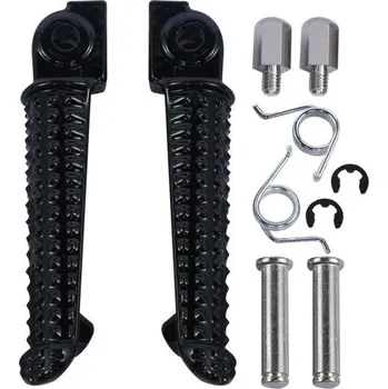 BIKETEC sada přední stupačky (řidiče) s montážní sadou YAMAHA YZF R1 '98-11, YZF R6 '99-12, černé