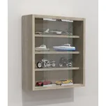 VCM Nástěnná vitrína Agisa S, dub sonoma 487347