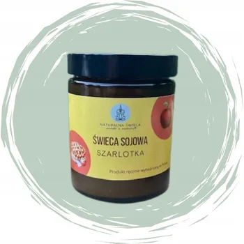 Svíčka Sójová vonná svíčka jablečný koláč Naturalna Świeca