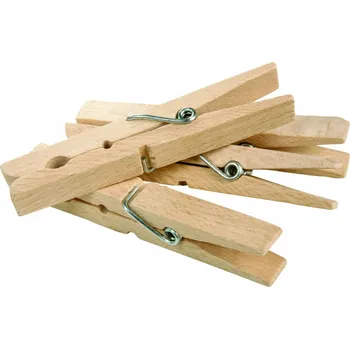 Kolíčky na prádlo dřevěné borovicové 40 ks