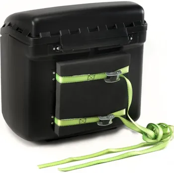 Zavazadlo na motocykl Vrchní kufr PUIG MAXI BOX 3659N černý s uzamčením a připevněním pomocí popruhů 3659N