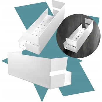 Koupelnový nábytek Nerezová kovová police do koupelny, loft styl, bílá, závěsná 30 cm