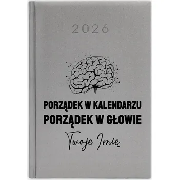 Kalendář Knižkový kalendář 2026 A5 stříbrný