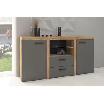 Komoda Komoda PUERTO 2D2S dub lefkas/grafit