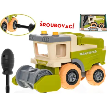 autíčko Kombajn 15 cm šroubovací volný chod