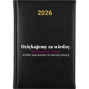 Kalendář Knižkový kalendář 2026 A5 černý