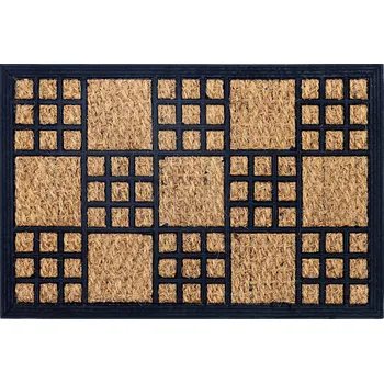 Rohožka KOKOSOVÁ ROHOŽKA PŘED DVEŘE 40X60 CM HNĚDÁ - VENKOVNÍ ČISTÍCÍ ZÓNA