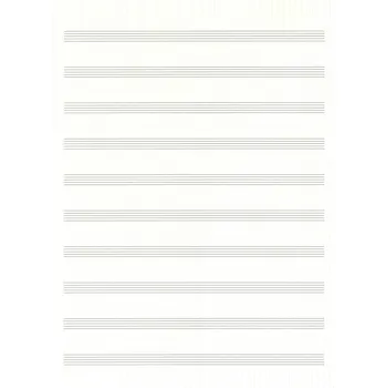 Hudebniny Notový papír 10 řádků / 5 dvojlistů