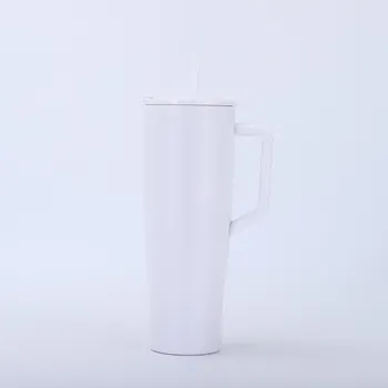 Termohrnek s náustkem z nerezové oceli 1200ml bílý