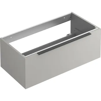 Koupelnový nábytek KLUDI ICOS umyvadlová skříňka, 100x50x35 cm, 1 zásuvka, matná písečně šedá, 50S100O2