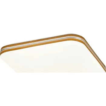 Stropní Svítidlo bílý s pruhy, hvězdný efekt čtverec 33 cm 4000K Rabalux