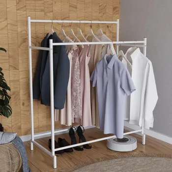 Věšák VCM Labol 487607 stojan na oblečení bílá