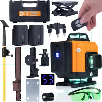 Měřící laser Křížový laser Rosfix ZESTAW-C2BU-GFKX 25 m