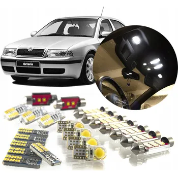 Osvětlení interiéru vozidel ŠKODA OCTAVIA 1 FL - LED Sada Osvětlení Interiéru! VIP