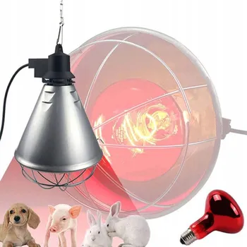 Infračervená topná lampa pro drůbež a zvířata s žárovkou 250 W