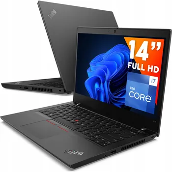 Notebook Notebook Lenovo ThinkPad L14 G2 14" Intel Core i7 16 GB / 512 GB černý