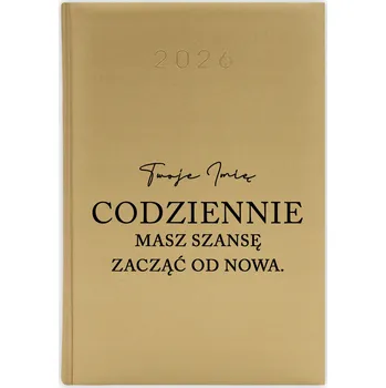 Kalendář Knižní kalendář 2026 A5 zlatý