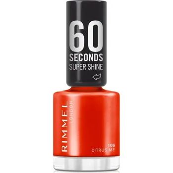 Lak na nehty Rimmel 60 Seconds Super Shine lak na nehty odstín 106 Citrus Me 8 ml