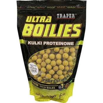 Návnadová surovina Traper proteinové kuličky Ultra 16mm 1kg Kukuřice