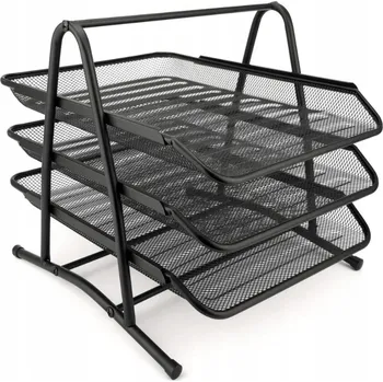 ZÁSUVKY NA DOKUMENTY 3 POLICE KOVOVÁ POLICE A4