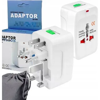 Cestovní adaptér CESTOVNÍ ADAPTÉR DO ZÁSUVKY UNIVERZÁLNÍ UK USA EU CELÝ SVĚT