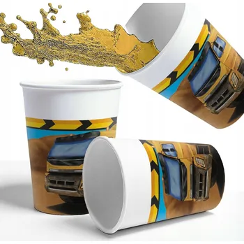 Party nádobí Papírové KELÍMKY na narozeniny 200 ML 8 ks