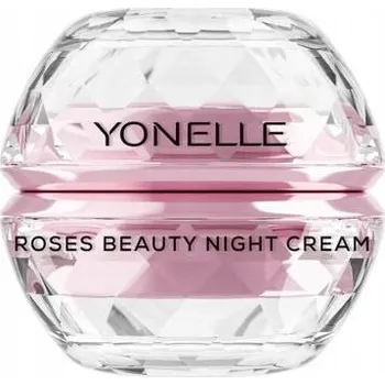 Pleťový krém Víceúčelový pleťový krém YONELLE Roses Beauty na noc 50 ml