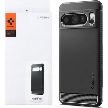 Pouzdro na mobilní telefon Zadní Kryt Spigen pro Google Pixel 8 Pro, černý