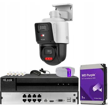 Bezpečnostní kamera Sada pro monitoring Otočná kamera PTZ-4D-PRO 2x 4MPx HiLook Hikvision