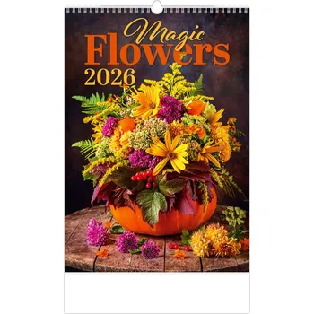 Kalendář Helma365 Nástěnný kalendář Magic Flowers 2026
