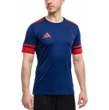 Pánské tričko Pánské tričko adidas Squadra 25 tmavě modro-červené JG5833 - XL