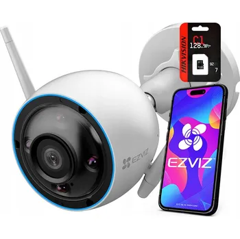 IP kamera KAMERA EZVIZ H3C 5MP EXTERNÍ WIFI AI BAREVNÉ NOČNÍ VIDĚNÍ MIKROFON IP67 BÍLÁ