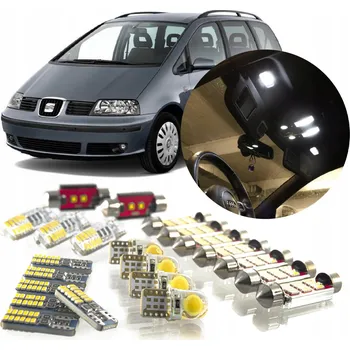 Osvětlení interiéru vozidel Seat ALHAMBRA - LED OSVĚTLENÍ INTERIÉRU - SADA! VIP