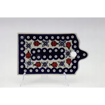 Kuchyňské prkénko Keramické prkénko na krájení obdélníkové malé Ceramika Bolesławiec