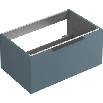 Koupelnový nábytek KLUDI ICOS umyvadlová skříňka, 80x50x35 cm, 1 zásuvka, matná petrolejová, 50S80O3