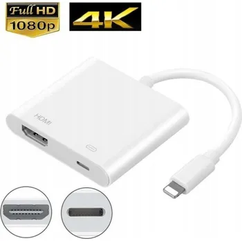 Datový kabel USB kabel - Apple Lightning 0,13 m