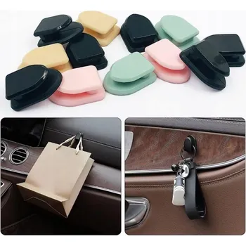 autokoberec MINI HÁČKY SAMOLEPICÍ VĚŠÁKY DO AUTA NA KLÍČE KABELY 12 Ks