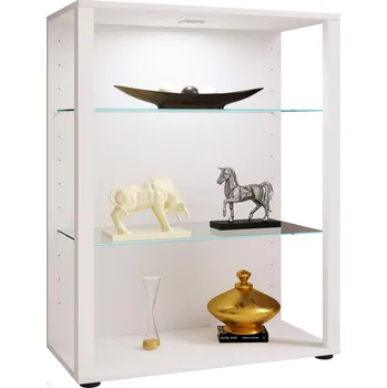 Komoda VCM Vitrína Glasol XL, bílá 487177