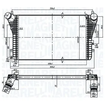 Chladič motoru Chladič turba MAGNETI MARELLI 351319206210