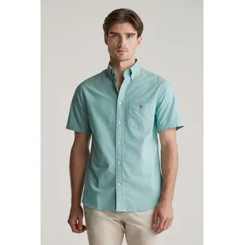 Pánské oblečení KOŠILE GANT REG CLASSIC OXFORD SS SHIRT DEEP GREEN