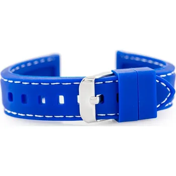 Řemínek na hodinky Gumový řemínek k hodinkám U20 - modrý 18 mm